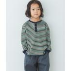 tシャツ 「WEB/一部店舗限定サイズ」ワッフルボーダーロングTシャツ(KIDS) キッズ 子供服 男の子 女の子