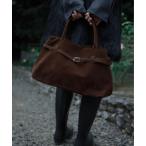 ショッピングスエード トートバッグ Suede belt tote bag / ベルト スエード トートバッグ レディース メンズ