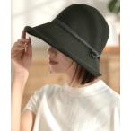 「Little＆More」 ストローハット L ブラック レディース