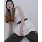 ショッピングベルト ベルト ドローストリングフリルレースベルト レディース