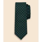 ショッピングタイ ネクタイ シルク　テキスチャード　スクエア　ジャカードタイ