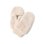 手袋 フェイク ファー ミトン レディース