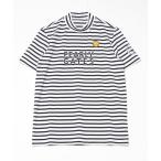 tシャツ ボーダー柄 PG is PG ベアカノコ半袖ハイネックカットソー 「ボーダー柄」 メンズ