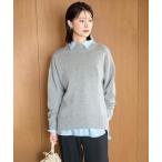 ショッピングニットタイ ニット セーター 「洗える」カシミヤブレンド ハイネックニット レディース