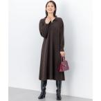 ワンピース スキッパーニット ワンピース