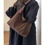 ショルダーバッグ バッグ 8B40 スエード×PUレザー 2WAY MIX コンビ ショルダーバッグ A4サイズ対応 レディース