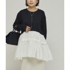 ショッピングティアード tシャツ Firsthand/ファーストハンド オーガニックコットン ティアード切り替えロンT / ロングスリーブTシャツ レディース