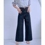 ジーンズ デニム デニムパンツ KUROKI DENIM フレアワイド 「低身長・小柄女性」 レディース