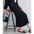 スカート 「秋SALE！」「洗える／UVケア／吸汗速乾」ジョーゼットナロースカート
