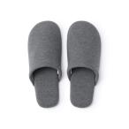 スリッパ 綿鹿の子履き心地やわらか足なりスリッパ