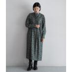 ワンピース 「予約」フェザードアラベスクPT　スキッパーワンピース