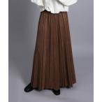 ショッピングスエード スカート カットスエードプリーツスカート