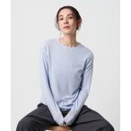 tシャツ セルロースウールブレンド クルーネックカットソー レディース