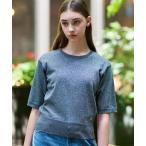 ニット セーター 「洗える/きれいめ」ラメニットプルオーバー レディース