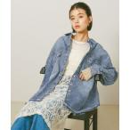 ブラウス シャツ ヴィンテージデニムシャツ レディース