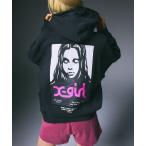 「X-girl」 プルオーバーパーカー S ブラック レディース