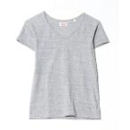 [HOLLYWOOD RANCH MARKET] короткий рукав футболка 1 серый женский 