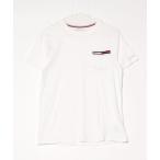 [TOMMY HILFIGER] короткий рукав футболка S белый женский 