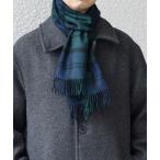 「SHIPS any」 マフラー ONE SIZE ネイビー メンズ