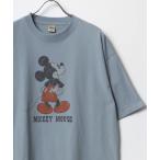 「Disney」 半袖Tシャツ L サックスブルー レディース