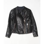 ショッピングレザージャケット 「NOBLE」 レザージャケット 40 ブラック レディース