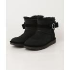 「UGG」 ムートンブーツ 25cm ブラック レディース