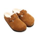 「BIRKENSTOCK」 フラットサンダル 25.0cm ブラウン レディース