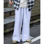 スウェットパンツ ジャージ ドロストワイドストレート 裏起毛タックスウェットパンツ メンズ レディース