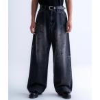 ジーンズ Vintage wide straight denim / ヴィンテージワイドストレートデニム メンズ レディース