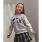 ショッピングコムサ トレーナー  チェック ロゴトレーナー キッズ 子供服 男の子 女の子