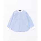 ショッピングバンド ブラウス シャツ 「WEB限定」バンドカラーシャツ キッズ 子供服 男の子 女の子