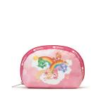 ポーチ MEDIUM DOME COSMETIC ケアベアピンクレインボー レディース