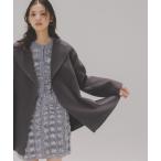 コート アウター ベルテッドミディコート レディース