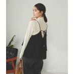 キャミソール ティアードフリンジキャミソール