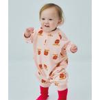 ショッピングロンパース ベビー服 ロンパース 「リンク」イロチ買いしたい総柄トレーナーカバーオール