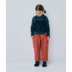 ショッピング女の子 パンツ 「ジュニア対応」総柄ツイルワイドパンツ キッズ 子供服 男の子 女の子