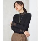 tシャツ 「保温/洗濯機可」シアーコンビタートル レディース