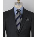 ネクタイ SHIPS: シルク ツイル バスケット ストライプ ネクタイ