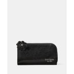 財布 デヴィン グレイズド レザー スモール スリム バイフォールド ウォレット ウィズ ノベル ジップ プル レディース メンズ