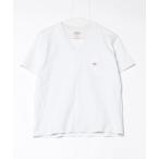 [DANTON] one отметка трикотаж с коротким рукавом 36 белый женский 