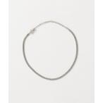 [UNITED ARROWS] ножной браслет FREE серебряный женский 