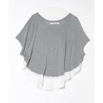 [blanc basque] короткий рукав футболка 38 серый женский 