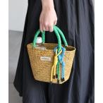 「ap retro」 「classical」かごバッグ FREE グリーン レディース