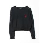 [JEANASIS] one отметка тренировочный cut and sewn FREE черный женский 