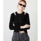 tシャツ 「led.tokyo」2PIECE TOPS/2ピーストップス レディース