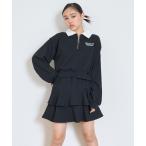 セットアップ 「7days」ポロ衿ハーフジップsetup キッズ 子供服 女の子