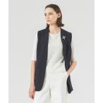 ショッピングSTUART ベスト ジレ 「Nikkei magazine掲載」「ウォッシャブル」アイリーダブルクロス　ジレ レディース