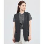 ベスト ジレ 「ウォッシャブル/接触冷感/UV対策/吸水速乾」2wayストレッチカラミ　ジレ レディース