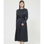 ショッピングSTUART ワンピース 「ウォッシャブル」バックジョーゼットサテンライト　ワンピース