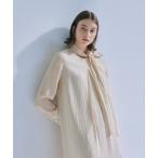 ショッピングSTUART ワンピース ラメジャガードストライプ　ワンピース